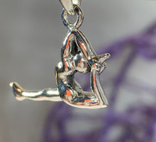 Load image into Gallery viewer, Silver Yoga Pose Necklace
