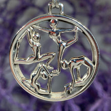 Load image into Gallery viewer, Round Yoga Pose Necklace