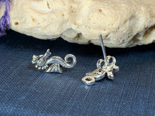 Load image into Gallery viewer, Happy Seahorse Post Earrings