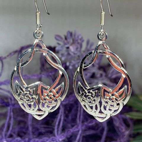 Load image into Gallery viewer, Ashling Celtic Knot Earrings