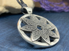 Load image into Gallery viewer, Celtic Knot Flower Necklace