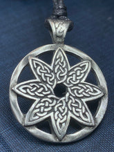 Load image into Gallery viewer, Celtic Knot Flower Necklace