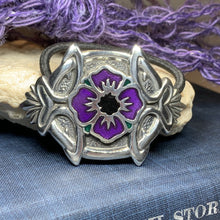 Load image into Gallery viewer, Celtic Pansy Ponytail Holder
