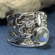 Load image into Gallery viewer, Anchor Ring, Celtic Jewelry, Nautical Ring, Celtic Knot Jewelry, Inspirational Jewelry, Anniversary Gift, Sister Gift, Best Friend Gift