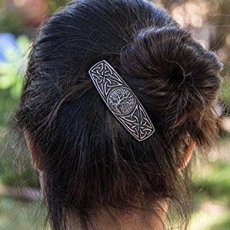 Load image into Gallery viewer, Celtic Tree of Life Hair Clip for Women