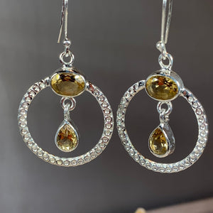 Celtic Gemstone Earrings