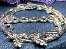 Load image into Gallery viewer, Pewter Oak Leaf & Acorn Scarf Ring
