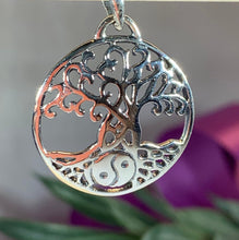 Load image into Gallery viewer, Yin Yang Tree of Life Necklace
