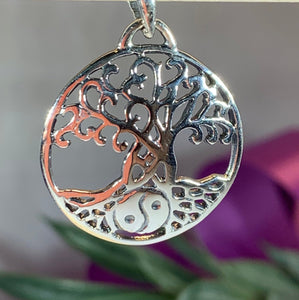 Yin Yang Tree of Life Necklace