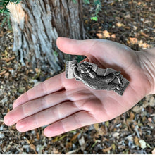 Load image into Gallery viewer, Cuddly Cat Hair Clip, Celtic Barrette, Irish Jewelry, Pagan Jewelry, Friendship Gift, Wiccan Jewelry, Cat Jewelry, Animal Barrette