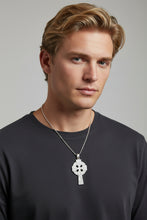 Load image into Gallery viewer, Cahal Large Celtic Cross Necklace