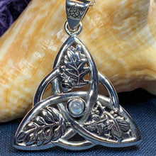 Load image into Gallery viewer, Oak Ash Thorn Trinity Knot Necklace