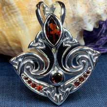 Load image into Gallery viewer, Eternal Flame Trinity Knot Necklace