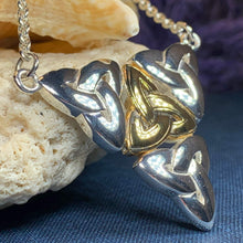 Load image into Gallery viewer, Kassity Trinity Knot Necklace