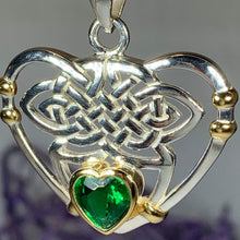 Load image into Gallery viewer, Celtic Embrace Heart Necklace