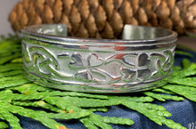 Load image into Gallery viewer, Irish Shamrock Cuff Bracelet