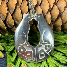 Load image into Gallery viewer, Celtic Cats Necklace