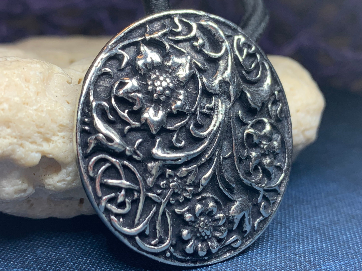 Celtic Flowers Ponytail Holder — view 4
