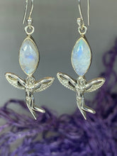 Load image into Gallery viewer, Celtic Moonstone Fairy Earrings
