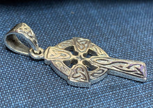 Load image into Gallery viewer, Dungloe Celtic Cross Necklace