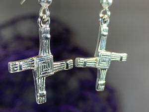 Ballyfarnan Saint Bridget's Cross Earrings