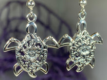 Load image into Gallery viewer, Turtle Power Earrings, Celtic Jewelry, Animal Jewelry, Beach Jewelry, Mom Gift, Nature Jewelry, Anniversary Gift, Graduation Gift, Nautical