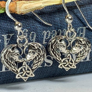Celtic Wolf Lovers Earrings