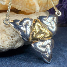 Load image into Gallery viewer, Kassity Trinity Knot Necklace