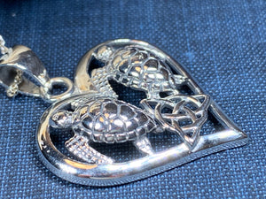 Celtic Turtle Lovers Necklace