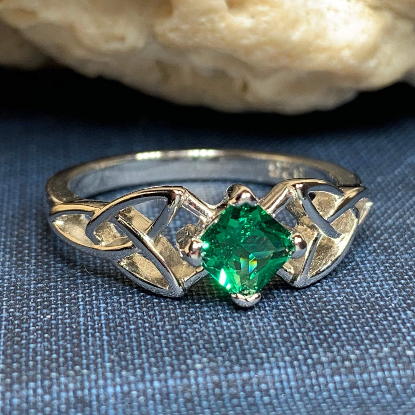 Sylvia Celtic Trinity Knot Ring — view 12