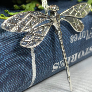 Realistic Dragonfly Necklace