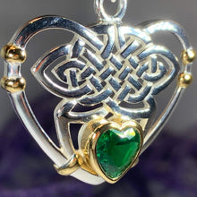 Load image into Gallery viewer, Celtic Embrace Heart Necklace