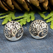 Load image into Gallery viewer, Celtic Tree of Life Stud Earrings