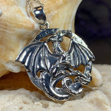 Load image into Gallery viewer, Silverwings Dragon Necklace
