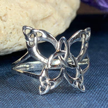 Load image into Gallery viewer, Trinity Knot Butterfly Ring