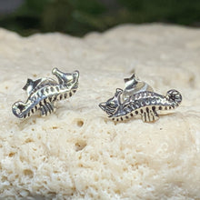 Load image into Gallery viewer, Seahorse Earrings, Animal Jewelry, Beach Jewelry, Mom Gift, Fish Jewelry, Anniversary Gift, Nautical Jewelry, Sea Jewelry, Nature Jewelry