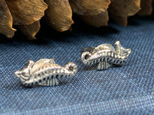 Load image into Gallery viewer, Seahorse Earrings, Animal Jewelry, Beach Jewelry, Mom Gift, Fish Jewelry, Anniversary Gift, Nautical Jewelry, Sea Jewelry, Nature Jewelry