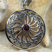 Load image into Gallery viewer, Trinity Knot Necklace, Celtic Necklace, Irish Jewelry, Trinity Knot Jewelry, Wiccan Jewelry, Mom Gift, Anniversary Gift, Shield Knot