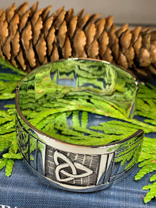 Celtic Knot Bracelet, Celtic Jewelry, Irish Jewelry, Bangle Bracelet, Scotland Jewelry, Ireland Jewelry, Wife Gift, Celtic Knot Bangle