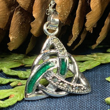 Load image into Gallery viewer, Aria Trinity Knot Necklace