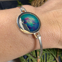 Load image into Gallery viewer, Northern Lights Bracelet, Celtic Jewelry, Scotland Jewelry, Outlander Jewelry, Mountain Jewelry, Girlfriend Gift, Wife Gift, Wiccan Jewelry