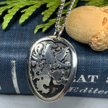 Load image into Gallery viewer, Lion of Scotland Necklace, Lion Jewelry, Animal Jewelry, Scotland Jewelry, Celtic Jewelry, Pagan Jewelry, Man Gift, Anniversary Gift
