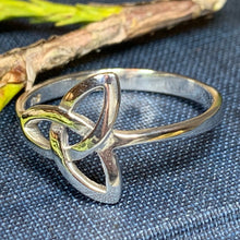Load image into Gallery viewer, Trinity Knot Ring, Celtic Jewelry, Irish Jewelry, Celtic Knot Jewelry, Irish Ring, Irish Dance Gift, Anniversary Gift, Pagan Jewelry, Wiccan