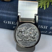 Load image into Gallery viewer, Welsh Dragon Money Clip, Celtic Jewelry, Wales Jewelry, Graduation Gift, Irish Jewelry, Dad Gift, Groom Gift, Best Man Gift, Dragon Jewelry