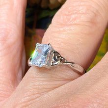 Load image into Gallery viewer, Celtic Knot Ring, Celtic Jewelry, Irish Ring, Celtic Knot Jewelry, Irish Jewelry, Anniversary Gift, Promise Ring, Wiccan Jewelry, Mom Gift