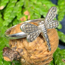 Load image into Gallery viewer, Dragonfly Ring, Celtic Jewelry, Nature Ring, Outlander Jewelry, Girlfriend Gift, Anniversary Gift, Friendship Gift, Mom Gift, Sister Gift