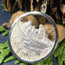 Load image into Gallery viewer, Celtic Castle Necklace, Kylemore Abbey, Irish Jewelry, Irish Castle Necklace, Ireland Gift, Castle Jewelry, Mom Gift, Wife Gift