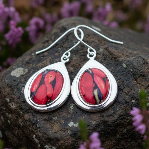 Load image into Gallery viewer, Celtic Teardrop Earrings, Scotland Jewelry, Outlander Jewelry, Celtic Jewelry, Wiccan Jewelry, Norse Jewelry, Girlfriend, Sister
