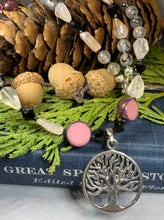 Load image into Gallery viewer, Tree of Life Necklace, Celtic Jewelry, Irish Jewelry, Boho Necklace, Yoga Jewelry, Wiccan Jewelry, Crystal Necklace, Aunt Gift, Mom Gift