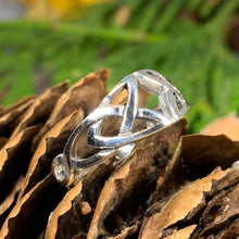 Load image into Gallery viewer, Trinity Knot Ring, Celtic Jewelry, Irish Jewelry, Celtic Knot Jewelry, Irish Ring, Irish Dance Gift, Anniversary Gift, Pagan Jewelry, Wiccan